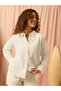Off-White Striped Long Sleeve Relaxed Fit Shirt - 3