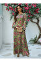 Floral Printed Maxi Jalabiya Dress - 4