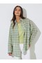 Multi-Color Checked Long Sleeves Oversized Casual Shirt - 3