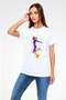 Skate Printed Unisex White T-Shirt - Tshirt - 3