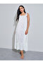Multi-Color Floral Print Ruffle Straps Maxi Nightdress - 3