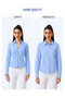 Pink Long Sleeve Cropped Shirt - 6