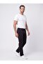 Black Dynamic Fit Men's Jogger Pants with Side Elastic - 2