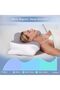 وسادة رقبة من الفوم الذاكر، وسادة سرير مصممة لدعم الرقبة والكتف، دعم مريح للرقبة - 5