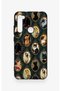 Redmi Note 8 Compatible Vintage Cat Portraits Patterned Silicone Case - 2