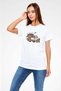 Surf Printed Unisex White T-Shirt - Tshirt - 3