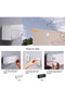 Retractable Clothesline Heavy Duty Clothes Drying Laundry Line Indoor Outdoor Wall Mounted Clothes Dryer Rope Clothing Retracting Adjustable Stainless Steel Line (Black 13.8 ft) - 3