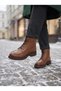 Mink Leather Lace-Up Women's Casual Boots - 2