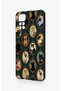 Redmi Note 11S Compatible Vintage Cat Portraits Patterned Silicone Case - 4