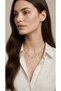 stainless steel gold - plated 18k Heart Choker Necklace for Women | Dainty 7 Hearts Necklace with Turquoise Enamel | Minimalist Love Charm Necklace - 2