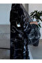 Black Printed Abaya - 2
