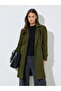 Regular Fit Longline Double Breasted Belted Coat - 3