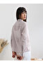 Purple Striped Ruffle Long Sleeve Shirt - 5