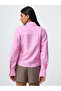 Pink Crinkled Long Sleeve Regular Fit Shirt - 4