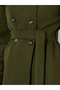 Regular Fit Longline Double Breasted Belted Coat - 4
