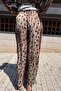 Leopard Pattern Lace-Up Pantoon - 4