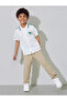 Boys Off White KSA National Day Print Contrast Trims Shirt - 2