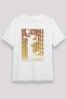 Volleyball Printed Unisex White T-Shirt - Tshirt
