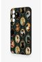 Samsung A15 Compatible Vintage Cat Portraits Patterned Silicone Case - 4