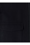 Navy Blue Boy's Cashmere Coat - 5