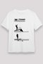 Paddle Printed Unisex White T-Shirt - Tshirt