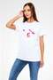 Snowboarding Printed Unisex White T-Shirt - Tshirt - 3