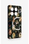 Infinix Gt 20 Pro Compatible Vintage Cat Portraits Patterned Silicone Case - 2