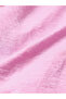 Pink Crinkled Long Sleeve Regular Fit Shirt - 5