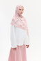 Watercolor Pattern Kraş Shawl - Powder - 2