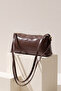 Women's Zippered Double Handle Daily Shoulder Bag Renay Brown - 6