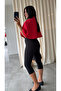 Red Short Poncho - 60665 - 4