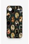 iPhone 17 Air Compatible Vintage Cat Portraits Patterned Silicone Case - 4