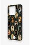 Reeder S71 Compatible Vintage Cat Portraits Patterned Silicone Case - 4