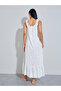 Multi-Color Floral Print Ruffle Straps Maxi Nightdress - 5