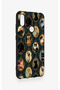 Huawei Y6 2019 Compatible Vintage Cat Portraits Patterned Silicone Case - 3