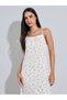 Multi-Color All Over Floral Print Strappy Slip Nightdress - 2