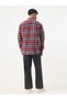 Men Multi Checked Spread Collar Flannel Shirt - 5