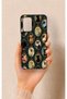 Oppo A55 Compatible Vintage Cat Portraits Patterned Silicone Case