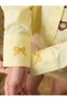 Yellow Princess Embroidered Long Sleeve Boxy Shirt - 3