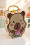 Capybara Cute Metal Lockable Piggy Bank |   Fun Gift - 4