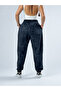 Navy Blue Printed Women's Jogger Pants Coc3345 - 4