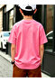 Boys Pink Cotton Short Sleeve T-Shirt with Baseball Bear Print - 7