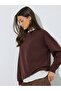 Oversized fit long line sweatshirt