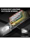 جهاز قياس رقمي متعدد الوظائف مع إضاءة LED، مقياس تيار TRMS بدقة 4000 عداد مع شاشة LCD ملونة، قابل لإعادة الشحن عبر USB - 4
