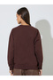 Oversized fit long line sweatshirt - 5