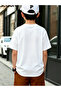 Boys White Cotton Short Sleeve Graphic T-Shirt - 7