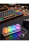 Fruit Import ®   Light-Up Mechanical Keychain with Clicking Sound, a Fidget Toy.