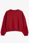 Red Lana Basic Sweatshirt - 2