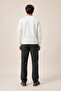 Black New Season Men's Winter Regular Fit Sweatshirt Cotton White - 4