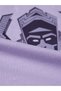 Men Galactus Graphic Oversized Purple Cotton T-Shirt - 5